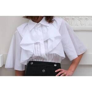 NEW SECULAR roma shirt in white